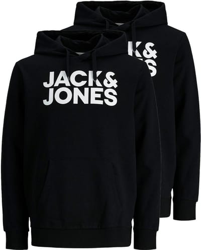 Jack & Jones Heren hoddie 2 pack Corp