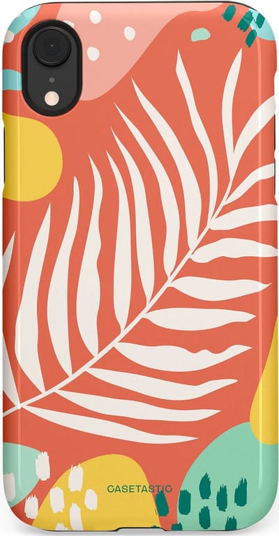 Casetastic Hoesje Geschikt voor Apple iPhone Xr - Stijlvolle Beschermende Duo-layer Case - Zomeravond