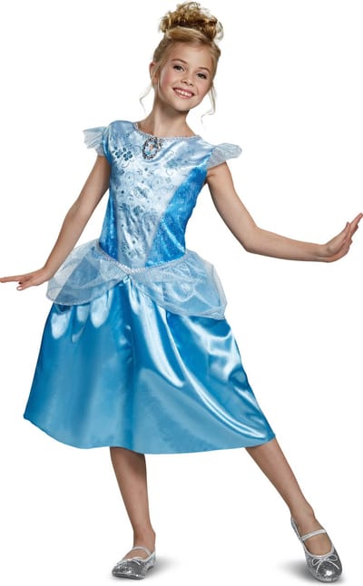 DISNEY Prinses - CINDERELLA, Cinderella Classic , Maat M (7-8 jaar), Meisjes