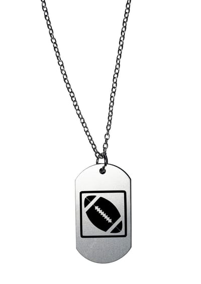 Akyol - rugby bal ketting - Rugby - beste rugby speler - gegraveerde sleutelhanger - cadeau - gepersonaliseerd - rugby bal - sport - sleutelhanger met naam