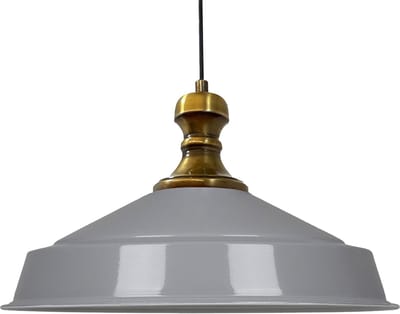 Bamyum Industriële Hanglamp, Moderne Metalen Grijs Lamp