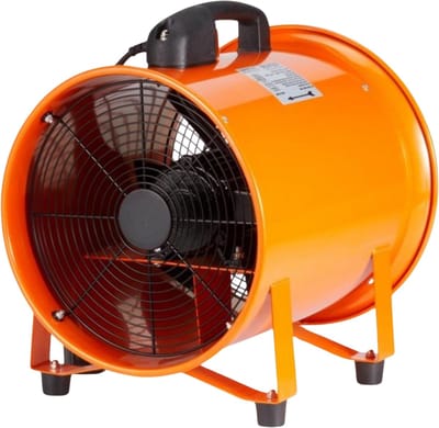 Bouwventilator PRO - Industriele - Ventilator - 367W - 1214 L/s - Met 10 m Flexibele Slang
