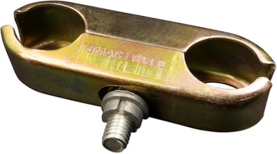Hek Verbindingsklem - Veiligheidsklem - Bouwhekken Koppelen - Stevige Ijzeren Constructie - 500 gram - Zilver