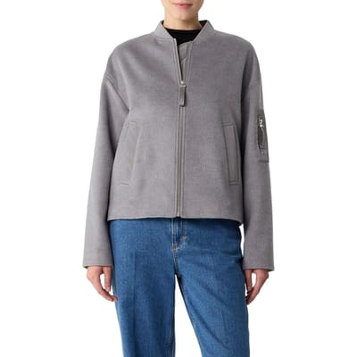 Comma Jackets Outdoor Grey/black Maat: XS | Bomberjacks Outlet | Dames | Grijs