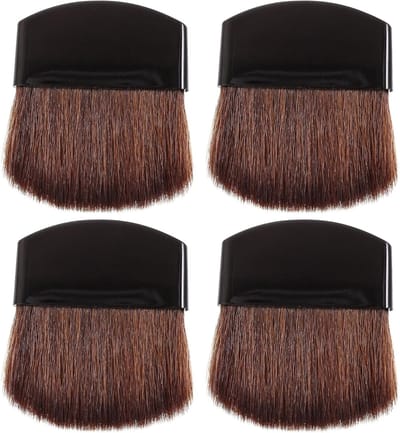 Set van 4 losse poederkwasten voor make-up, ideaal voor gezichtsmakeup, blush en poederapplicatie
