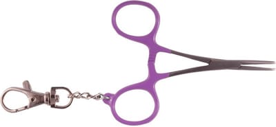 Mini Kocher met Sleutelhanger Paars | 9 cm | Roestvrij Staal | verpleegkundige accessoires