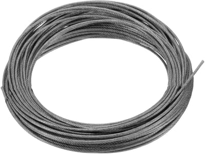Cosensi - Stalen Kabel - 304 Roestvrij Staal - Duurzaam en Corrosiebestendig - 1.5mm Dikte - PVC Gecoat - Voor Buiten en Binnen - 15 Meter Lengte