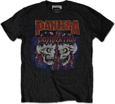 Pantera - Domination Heren T-shirt - S - Zwart