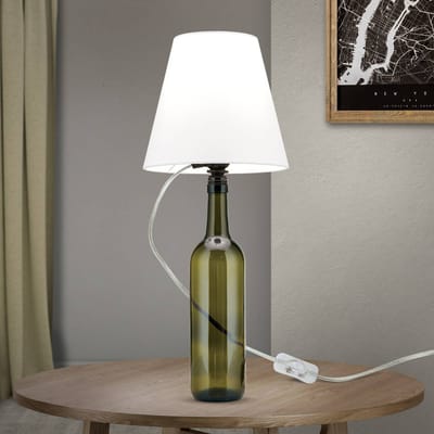 ORION E27-fitting BOTTLE, transparante kabel, lengte 200 cm