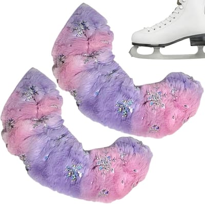 Schaatsbeschermers - Schoenhoezen - IJshockey Kunstschaatsen - Vochtafvoerend Sneldrogend - 25-30cm - Roze Paars