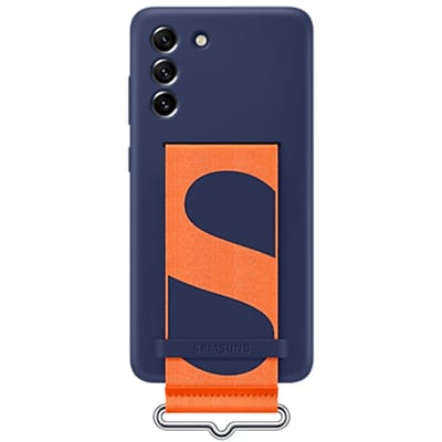 Originele Silicone Cover Strap voor de Samsung Galaxy S21 FE - Donkerblauw