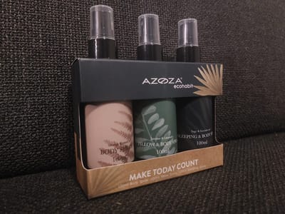Azoza Ecohabit Geuren Cadeauset - 3-delige Geur Geschenkset | Body Spray - Pillow Spray - Sleep Spray - Beautycadeau - Geurcadeau