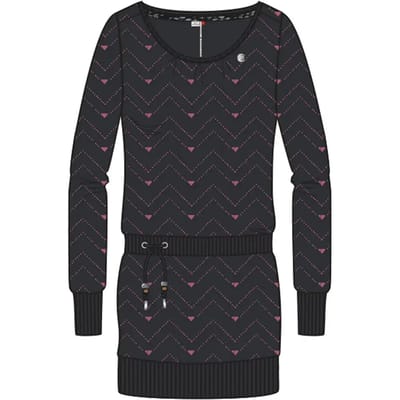 Damesjurk met lange mouwen Ragwear Alexa Zig Zag