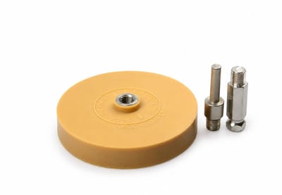 TLVX Professionele Caramelschijf inclusief boormachine bitjes / Stickers Verwijderen / Eenvoudig Lijm resten verwijderen / Krasvrij plakkerige resten weghalen van Auto Kofferklep / Bumper / Zijscherm / Gladde Rubber Caramel Schijf 1 stuks