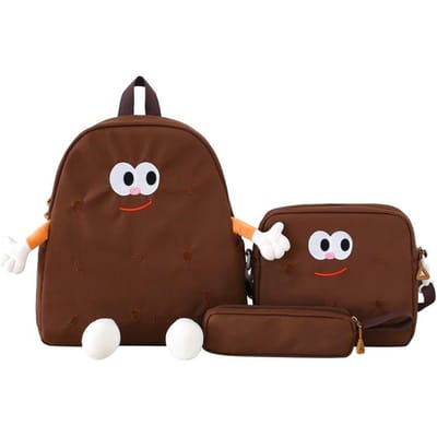 Cookies Kleine Rugzak voor Vrouwen Japanse Ins Stijl Zacht en Schattig Cartoon Schattige Schooltas Basisschool Rugzak Vrouwelijke Studenten Rugzak