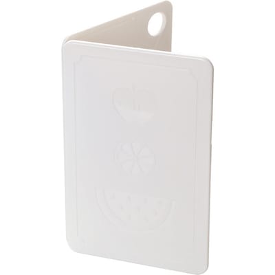 Opvouwbare Keuken Snijplank Draagbare Plastic Fruit Snijplank voor Buiten Picknick Kamperen Nordic Rice White 20x12.5x0.8cm beige