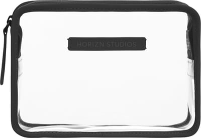 Horizn Studios Utensil zak Cosmetische tas Liquids Bag All Black Transparant