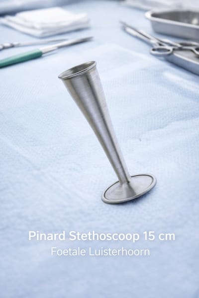 Benelux Surgical Instruments / Pinard Stethoscoop 15 cm – Foetale Luisterhoorn – RVS – Verloskundig Instrument