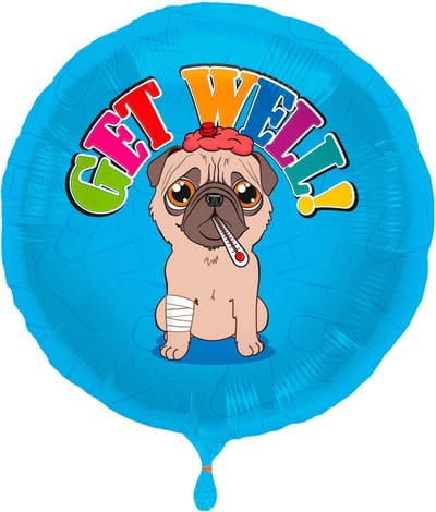 Folat - Folieballon Get Well 45 cm