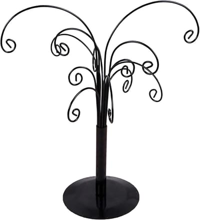 Sieraden Boom - Ornament Display - Sieraden Presenteren - Metalen Constructie - 27 cm - Zwart