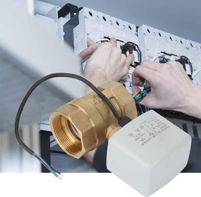 Elektrische 2-weg 3-draads Kogelkraan 220V DN50 - Automatische Besturing voor HVAC en Watervoorziening