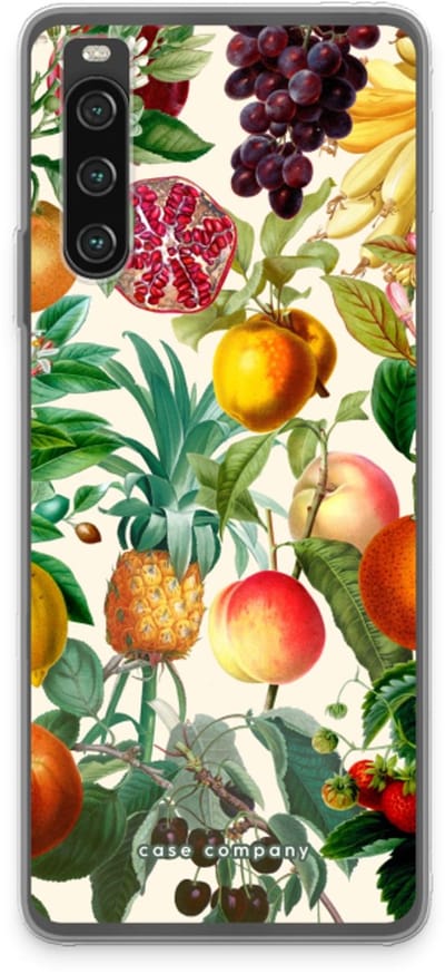Case Company® - Hoesje geschikt voor Sony Xperia 10 IV hoesje - Classic Flora - Soft Cover Telefoonhoesje - Bescherming aan alle Kanten en Schermrand