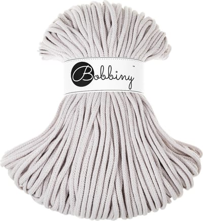 Bobbiny Premium braided cord 5 mm - Moonlight