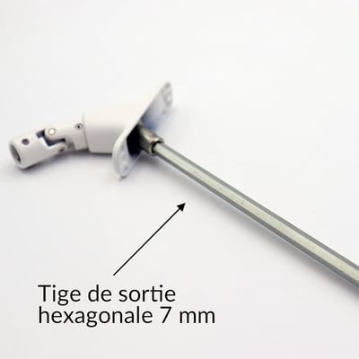 Cassetteuitgang Rolluiken - Zeskant Bevestiging - Rolluik Reparatie - 90 Graden Hoek - 7 D590MB