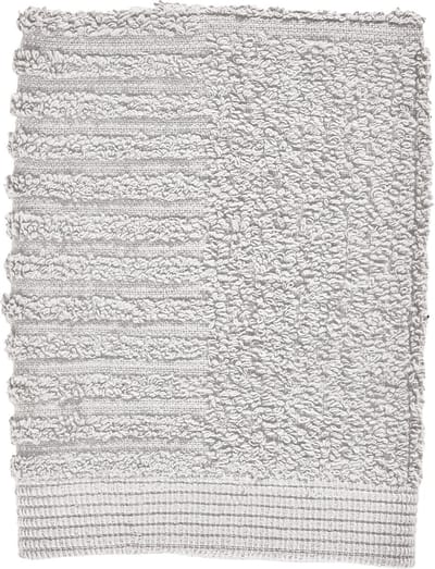 Zone Denmark Classic Washandjes - 30 x 30 - Gezichtsdoekjes Hotelkwaliteit - Hoge Absorptie - 100% katoen - 600 g/m2 - Soft Grey (grijs)