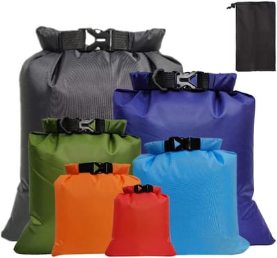 Waterdichte Dry Bag - Waterdichte Tas - Dry Bag - voor Kajakken, Wandelen - Dry Bags Waterdicht - 6 Stuks