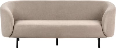 LOEN - Driezitsbank - Taupe - Polyester