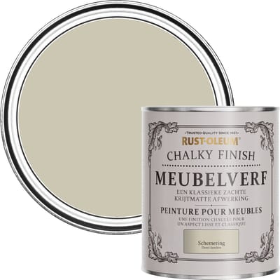 Rust-Oleum Grijs Chalky Finish Meubelverf - Schemering 750ml