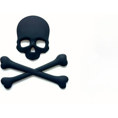 3D Metalen Schedel Hoofd Auto Logo Sticker Geschikt voor Kofferbak Staart Zijkant Carrosserie Vrachtwagen Motorfiets Decoratie Sticker Accessoires