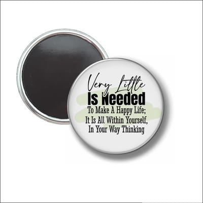 Button Met Magneet 58 MM - Very Litlle Is Needed - NIET VOOR KLEDING