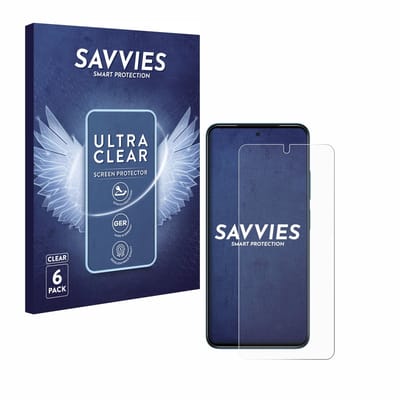Savvies - Screenprotector voor Xiaomi Redmi Note 11 - Folie Beschermfolie transparant 6 Stuks