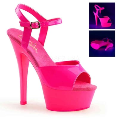 EU 36 = US 6 | KISS-209UV | 6 Heel, 1 3/4 PF Ankle Strap Sandal