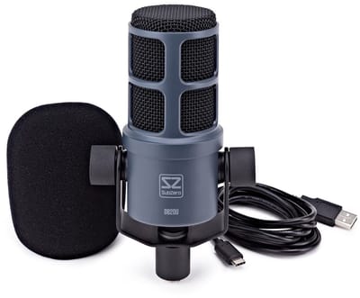 SubZero DB20U Dynamic USB/XLR Podcast Microphone