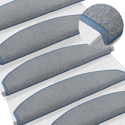 vidaXL - Zelfklevende - trapmatten - 15 - st - 80 - x - 24,5 - x - 3,5 - cm