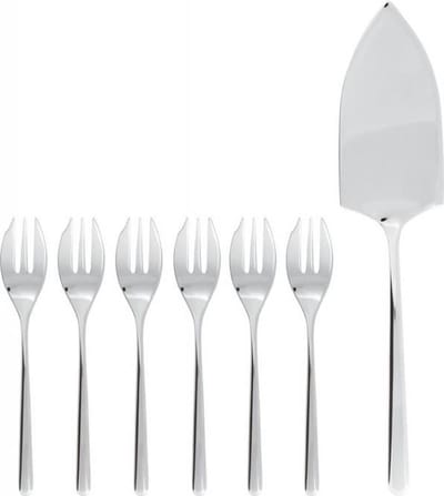 SA 040863 Zilverkleurig Bestek Linear Ta