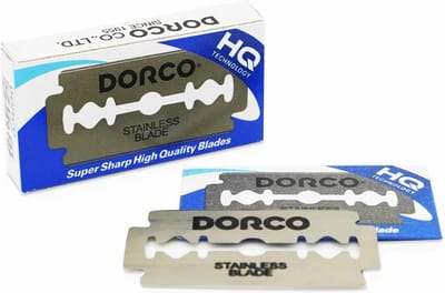 Dorco 10 stuks Safety Razor Mesjes Blades Scheermesjes Single Blade Double Edge ST-300 Platinum Vietnam
