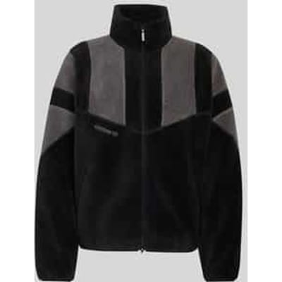 Loose fit sweatjack met zachte binnenvoering van fleece