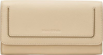 Marc O'Polo Portemonnee Combi Wallet Blushed Camel Crème