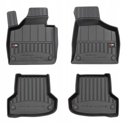 Frogum No.77 - Automatmatten - Geschikt voor Audi RS3 (8P) 2003-2013 - 3D Pasvorm - Hoge Rand 6cm - TPE Rubber