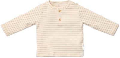 Shirt lange mouw - Beige - Maat 44 - Newborn Naturals - Stripe
