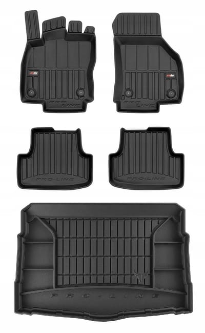 Frogum ProLine Volkswagen Golf 8 Hatchback vanaf 2019 - Mattenset & Kofferbakmat - Lage vloer - Niet voor Hybride - TPE