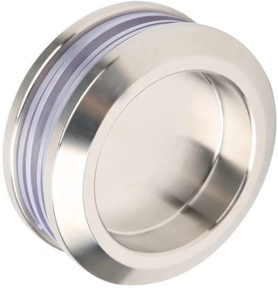 Dailygoods- Deurklink Ronde Roestvrij Stalen Handgreep - Glazen Deur - Douchedeur - Eenvoudig te Installeren - Geschikt voor Badkamer - Hoge Temperatuur Bestendig