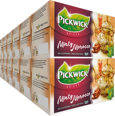 Pickwick Spices Minty Morocco Kruiden Thee - 12 x 20 theezakjes