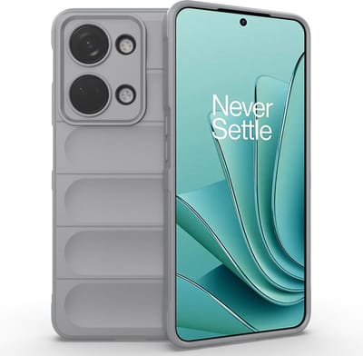 Coverup Hoesje - Geschikt voor OnePlus Nord 3 Hoesje - Coverup Hands-On Rugged Back Cover - Grijs