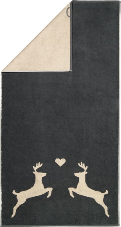 Cawö 6228 70/140 73 badhanddoek 70 x 140 cm Katoen Grafiet 1 stuk(s)