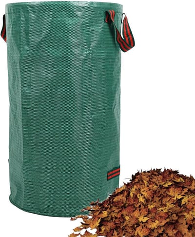 Tuinafvalzakken - Herbruikbare Tuinzakken - Opruimen Tuinafval - Versterkte Handvatten - 500 Liter - Groen